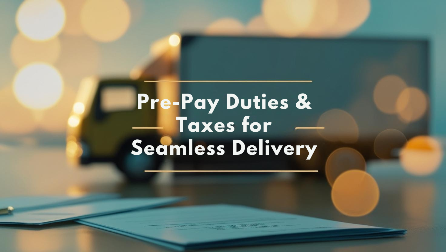 Prepay Duties and Taxes